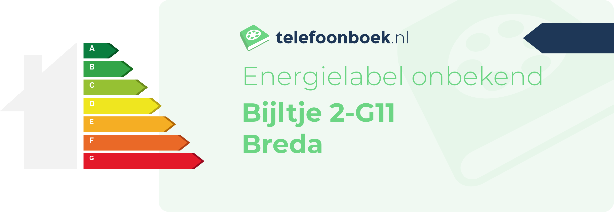 Energielabel Bijltje 2-G11 Breda