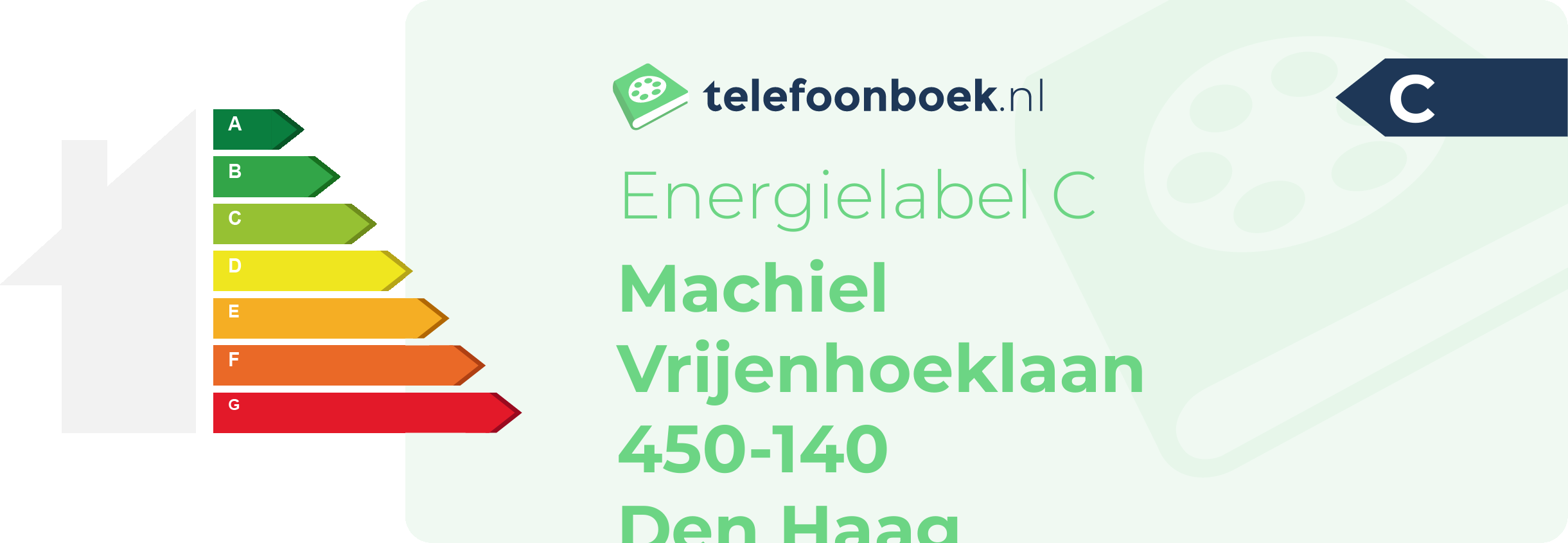 Energielabel Machiel Vrijenhoeklaan 450-140 Den Haag