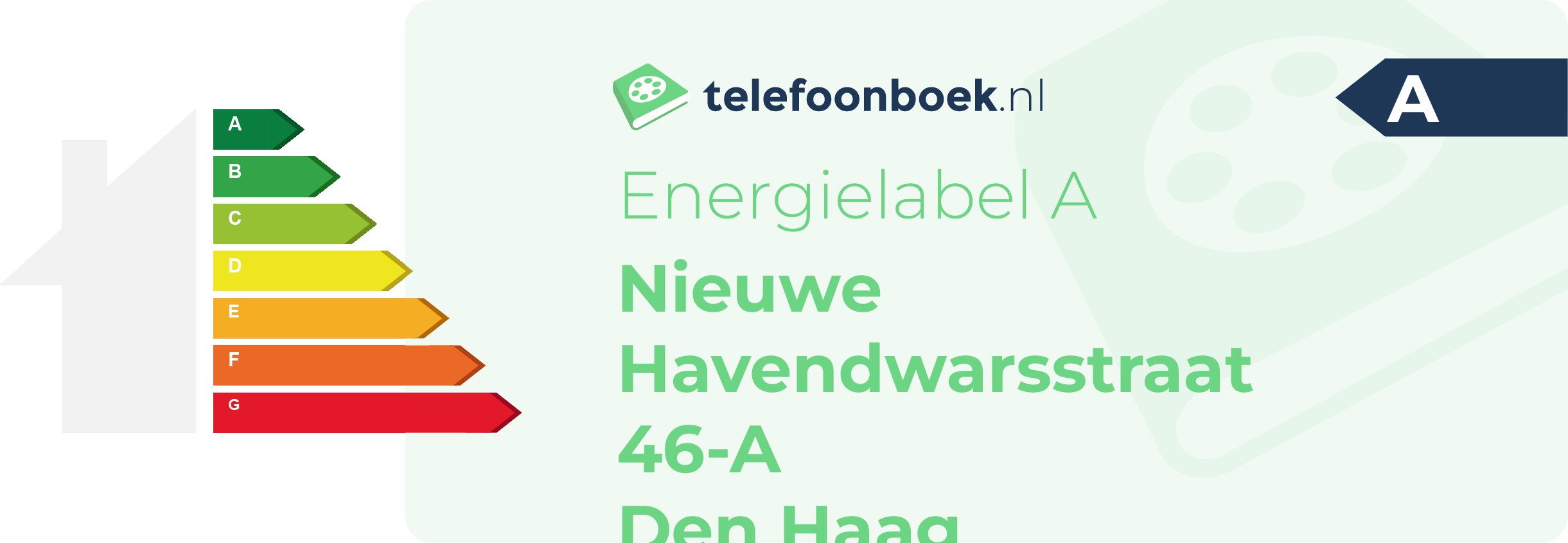 Energielabel Nieuwe Havendwarsstraat 46-A Den Haag