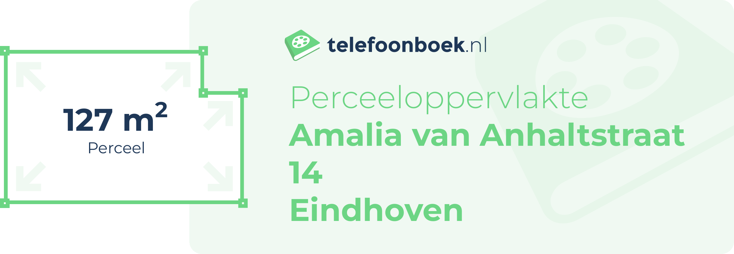 Perceeloppervlakte Amalia Van Anhaltstraat 14 Eindhoven