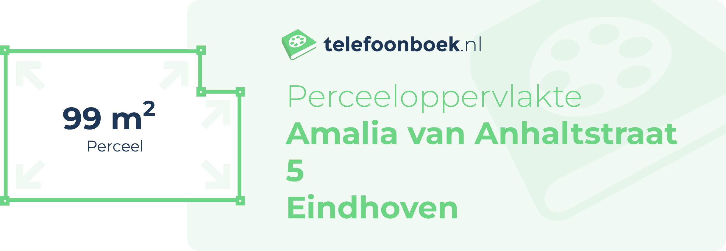 Perceeloppervlakte Amalia Van Anhaltstraat 5 Eindhoven