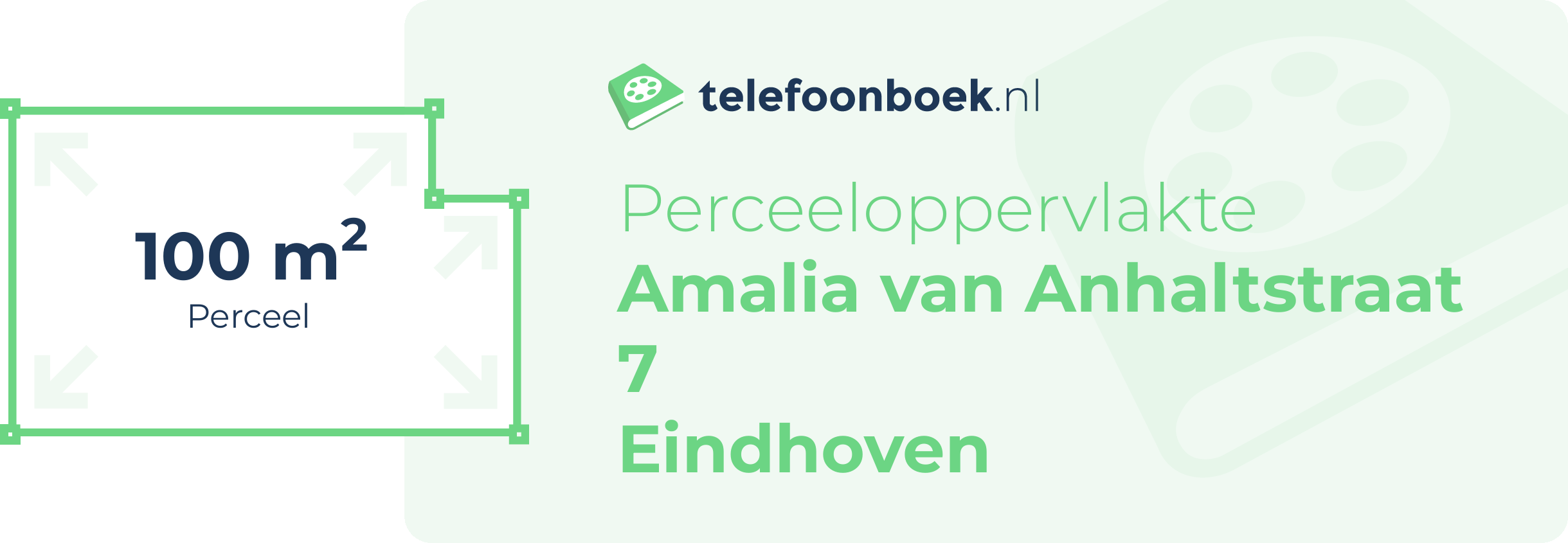 Perceeloppervlakte Amalia Van Anhaltstraat 7 Eindhoven