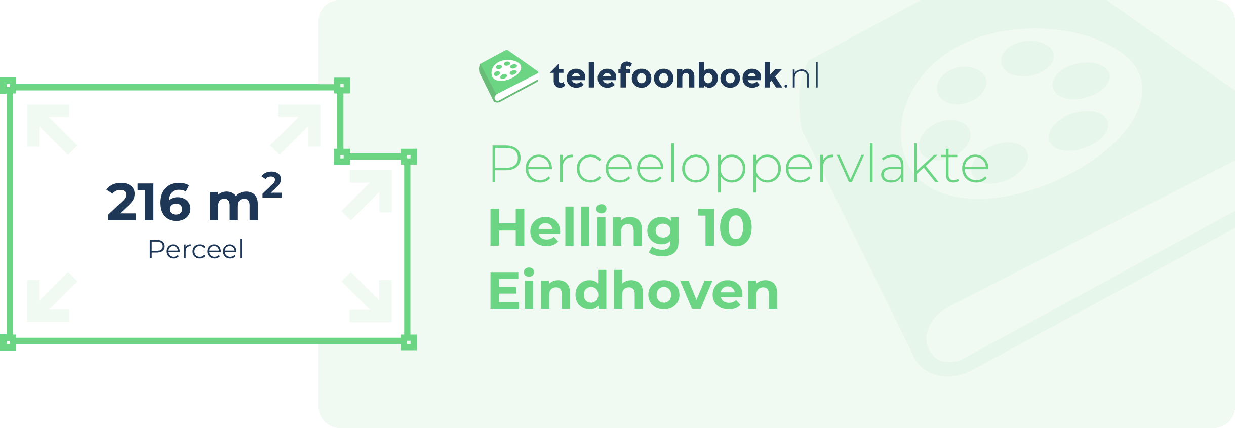 Perceeloppervlakte Helling 10 Eindhoven