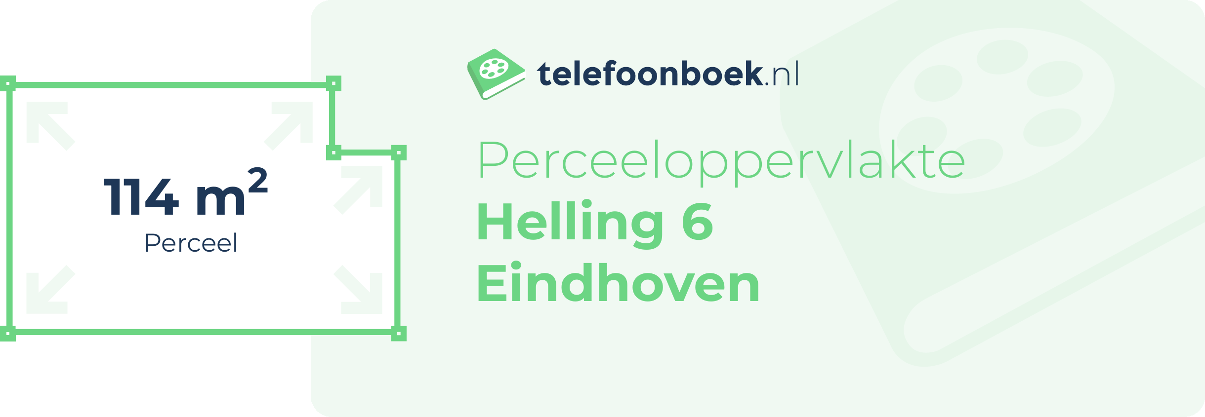 Perceeloppervlakte Helling 6 Eindhoven