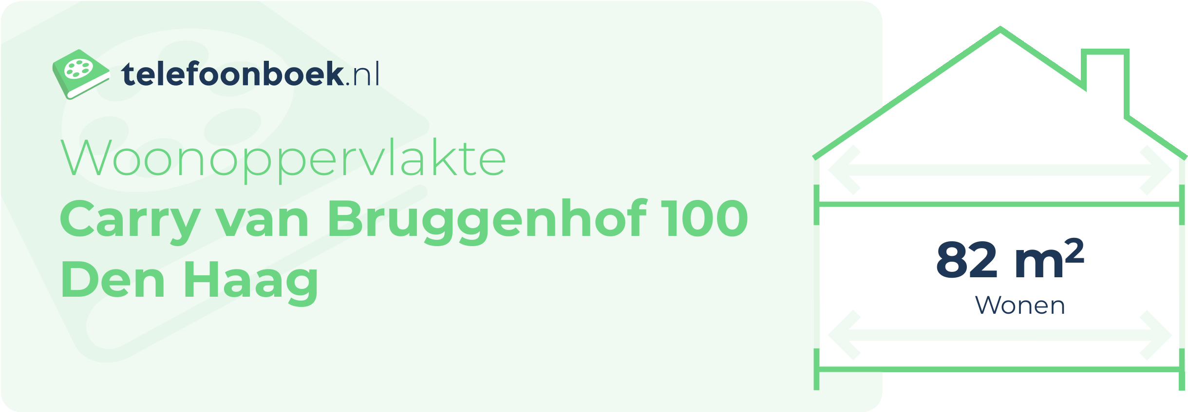 Woonoppervlakte Carry Van Bruggenhof 100 Den Haag