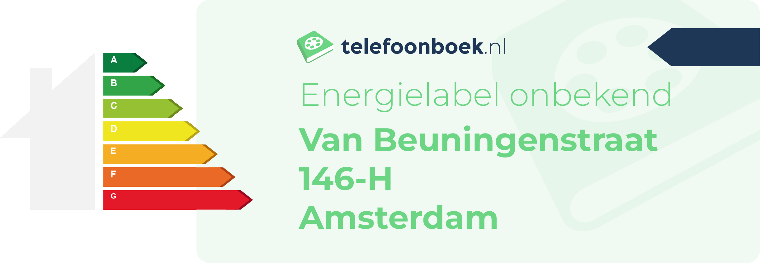 Energielabel Van Beuningenstraat 146-H Amsterdam