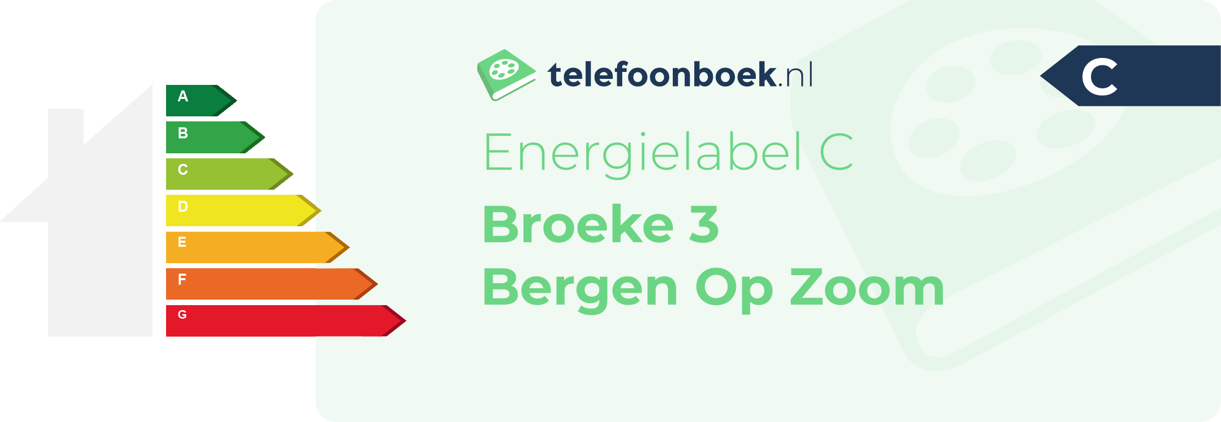 Energielabel Broeke 3 Bergen Op Zoom