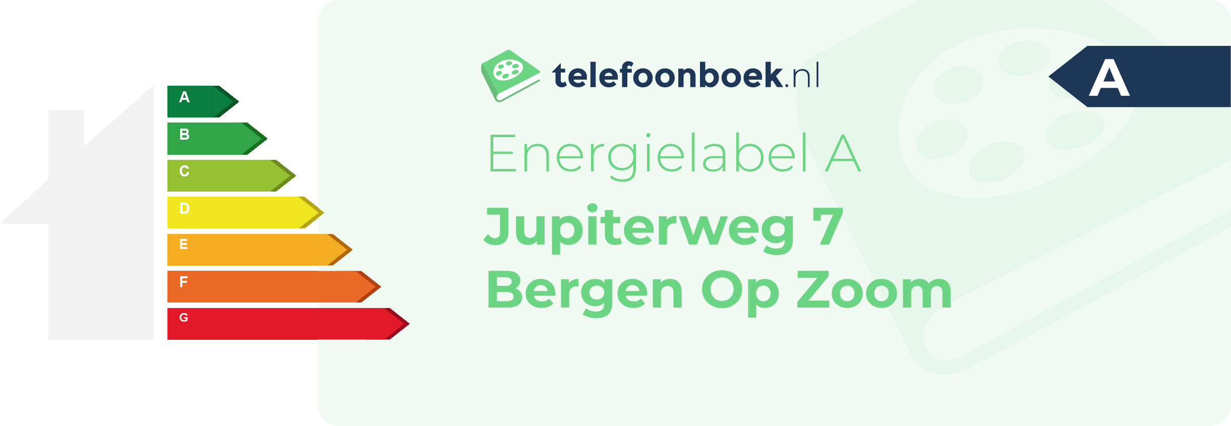 Energielabel Jupiterweg 7 Bergen Op Zoom