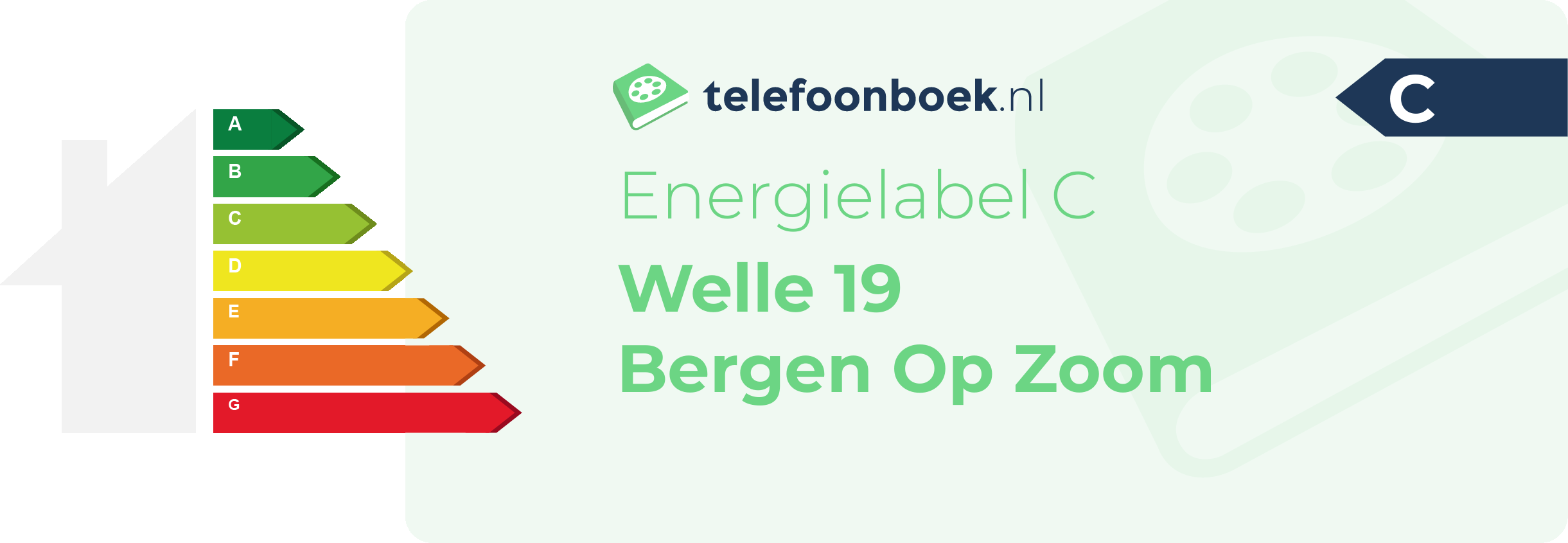 Energielabel Welle 19 Bergen Op Zoom