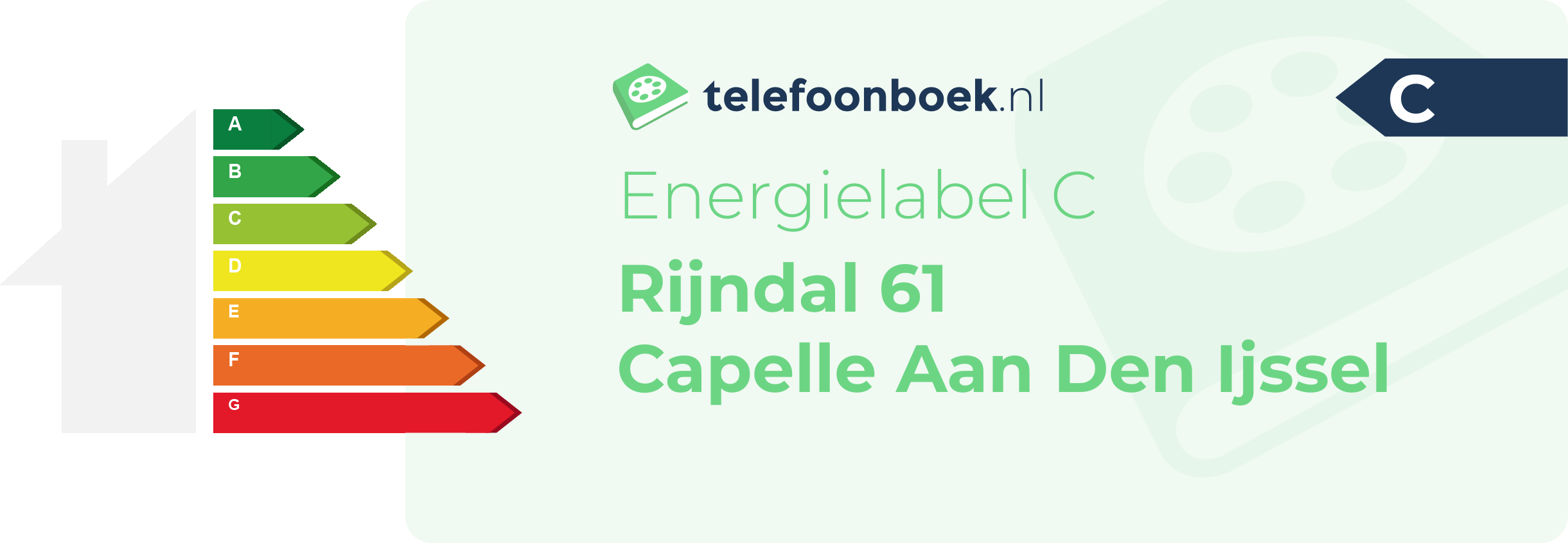 Energielabel Rijndal 61 Capelle Aan Den Ijssel