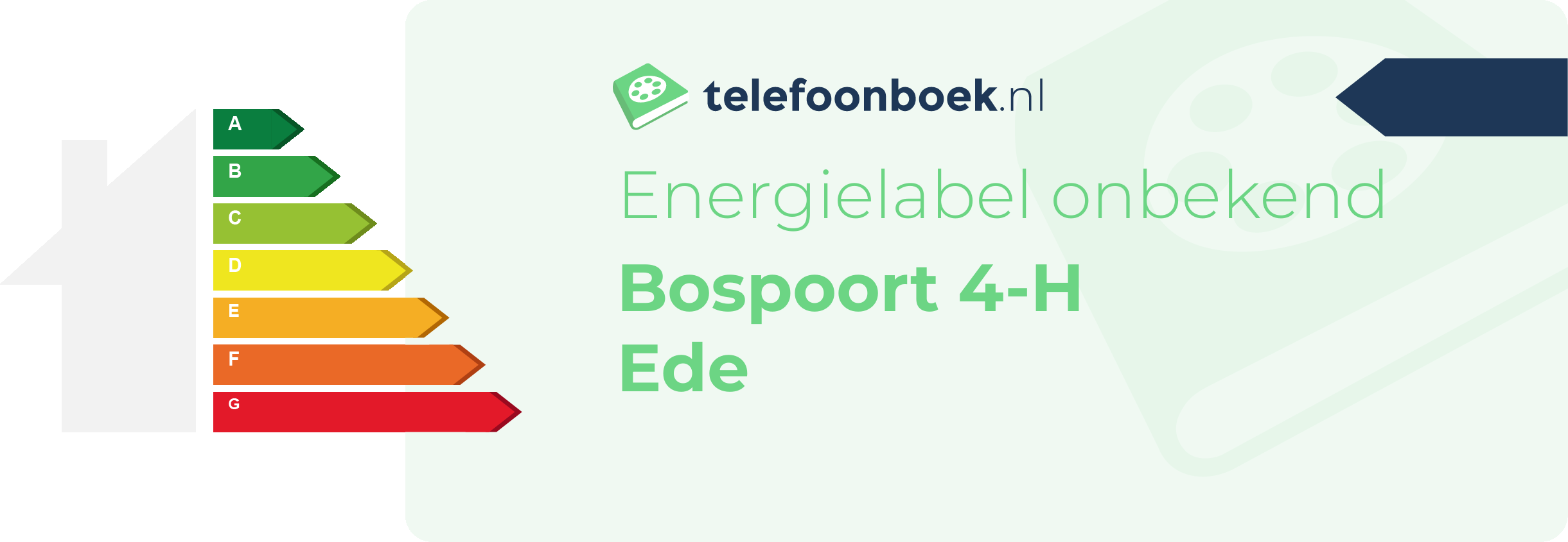 Energielabel Bospoort 4-H Ede