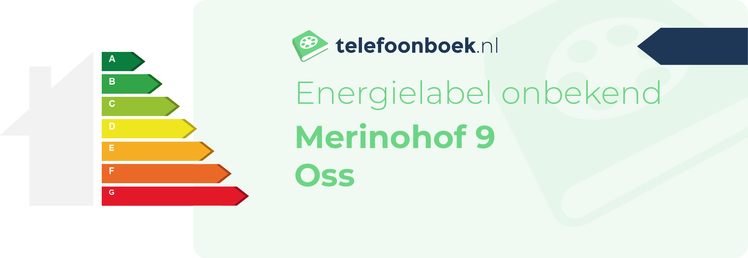 Energielabel Merinohof 9 Oss