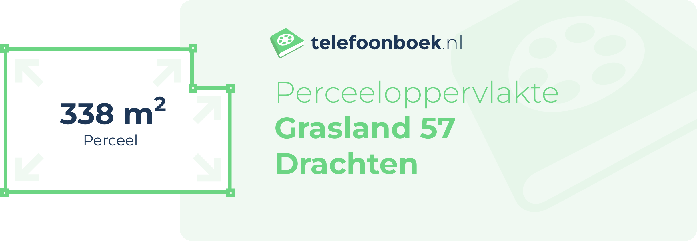 Perceeloppervlakte Grasland 57 Drachten