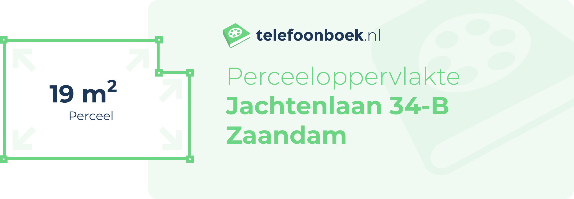 Perceeloppervlakte Jachtenlaan 34-B Zaandam