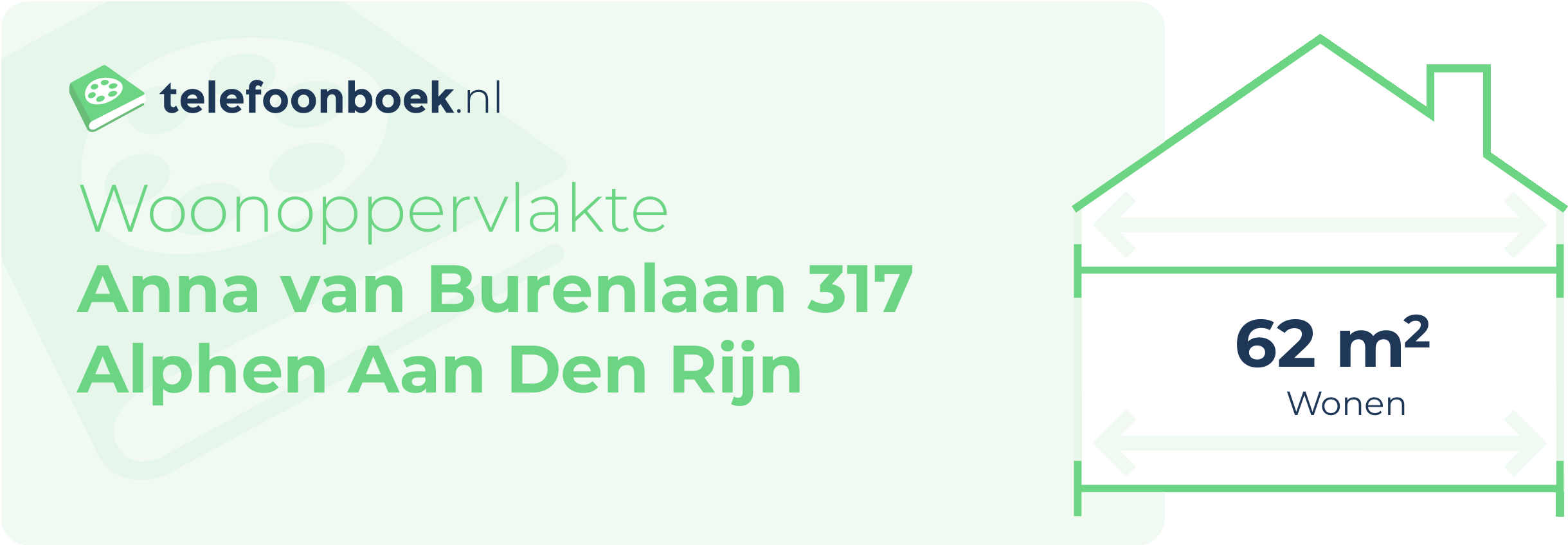 Woonoppervlakte Anna Van Burenlaan 317 Alphen Aan Den Rijn