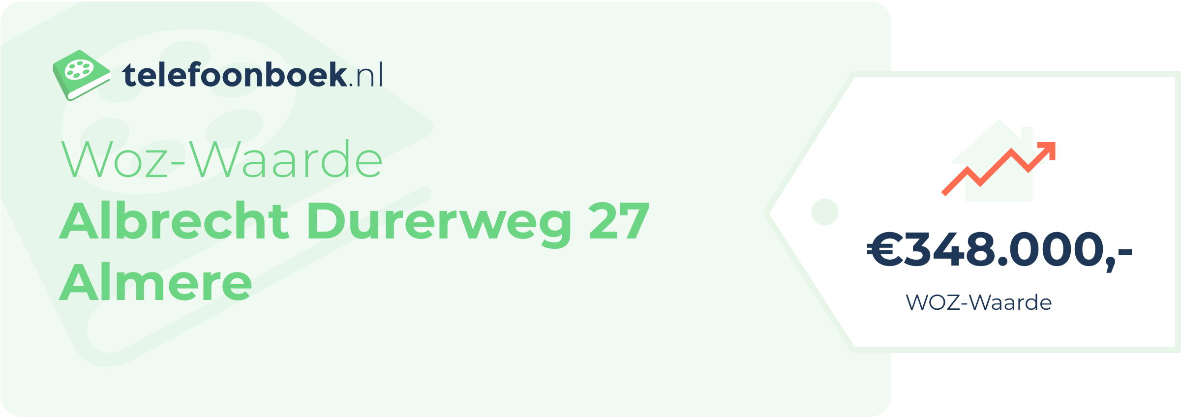 WOZ-waarde Albrecht Durerweg 27 Almere