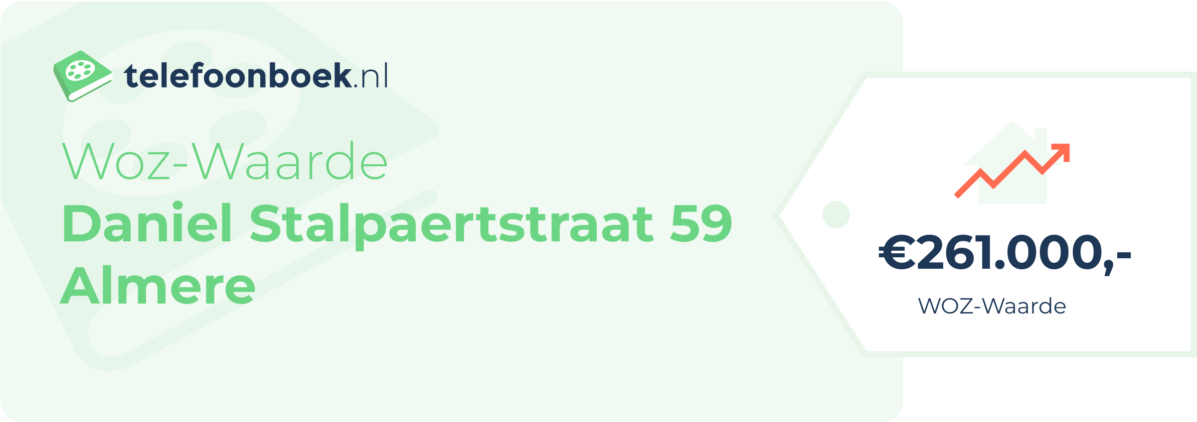 WOZ-waarde Daniel Stalpaertstraat 59 Almere