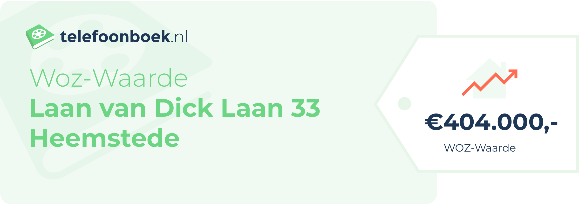 WOZ-waarde Laan Van Dick Laan 33 Heemstede