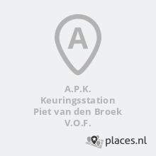 A.P.K. Keuringsstation Piet van den Broek V.O.F. in Valkenswaard - Keuring  en controle - Telefoonboek.nl - telefoongids bedrijven