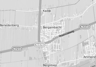 Kaartweergave van Wegenbouw in Bergambacht