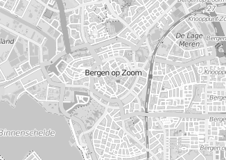 Kaartweergave van Gaan in Bergen op zoom