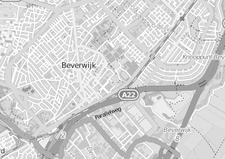 Kaartweergave van Verhuur woonruimte in Beverwijk