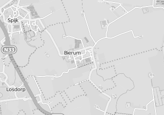 Kaartweergave van Reisbureau in Bierum