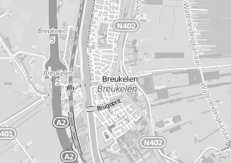 Kaartweergave van De eerste aanleg in Breukelen