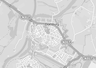Kaartweergave van Tekstredactie in Doesburg