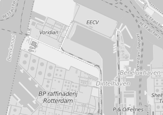Kaartweergave van Indorama petchem rotterdam bv in Europoort rotterdam