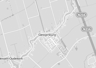 Kaartweergave van Bedrijfsauto in Giessenburg