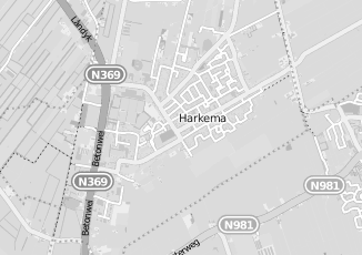 Kaartweergave van Rietdekkersbedrijf in Harkema
