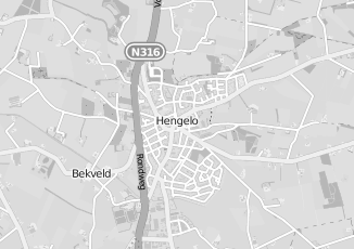 Kaartweergave van Wanden in Hengelo gelderland