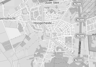 Kaartweergave van P huizing in Hoogerheide