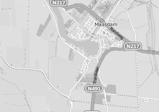 Kaartweergave van Transportbedrijf in Maasdam