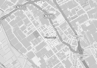 Kaartweergave van Webwinkel in Maasdijk