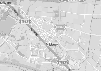 Kaartweergave van Hoge in Milsbeek