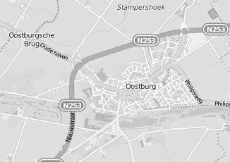 Kaartweergave van Detailhandel in Oostburg