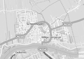 Kaartweergave van Gas in Schoonhoven