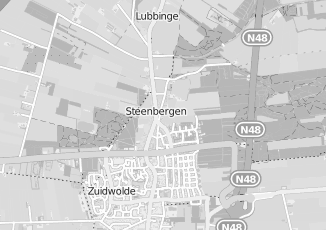 Kaartweergave van J van de kolk in Steenbergen drenthe