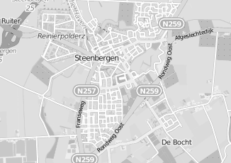 Kaartweergave van Onderdelen in Steenbergen noord brabant