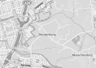 Kaartweergave van Jeugdzorg in Stoutenburg