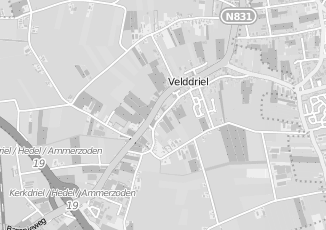 Kaartweergave van Waterbouw in Velddriel