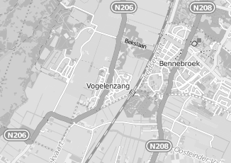 Kaartweergave van Vervoer in Vogelenzang