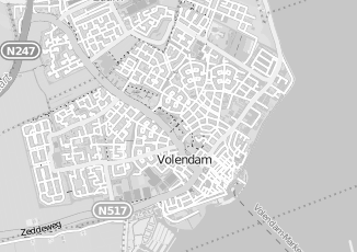 Kaartweergave van Verbouwingen in Volendam