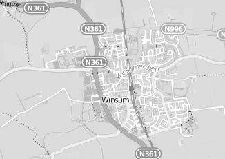 Kaartweergave van Akker in Winsum groningen