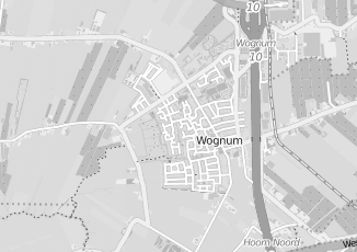 Kaartweergave van Bouwwerkzaamheden in Wognum