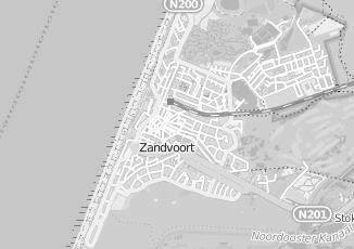 Kaartweergave van Detailhandel in Zandvoort