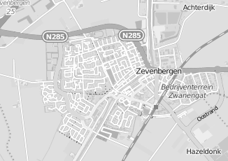Kaartweergave van Webshop en postorder in Zevenbergen