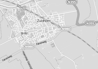 Kaartweergave van H elhard in Zuidhorn